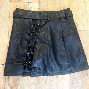 FashionNova Faux Leather Skirt